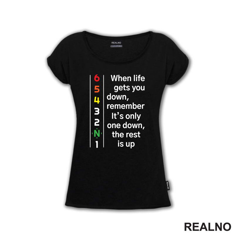 When Life Gets You Down, Remember It's Only One Down, The Rest Is Up - Motori