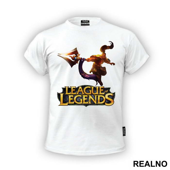 Xin Zhao -The Seneschal Of Demacia - Classic Skin - League Of Legends - Majica