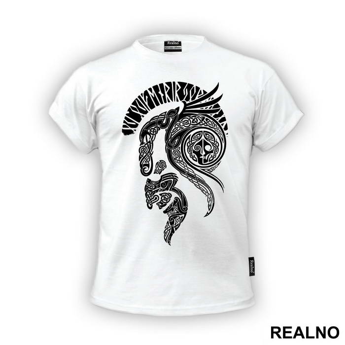 Helmet - Outline - Vikings