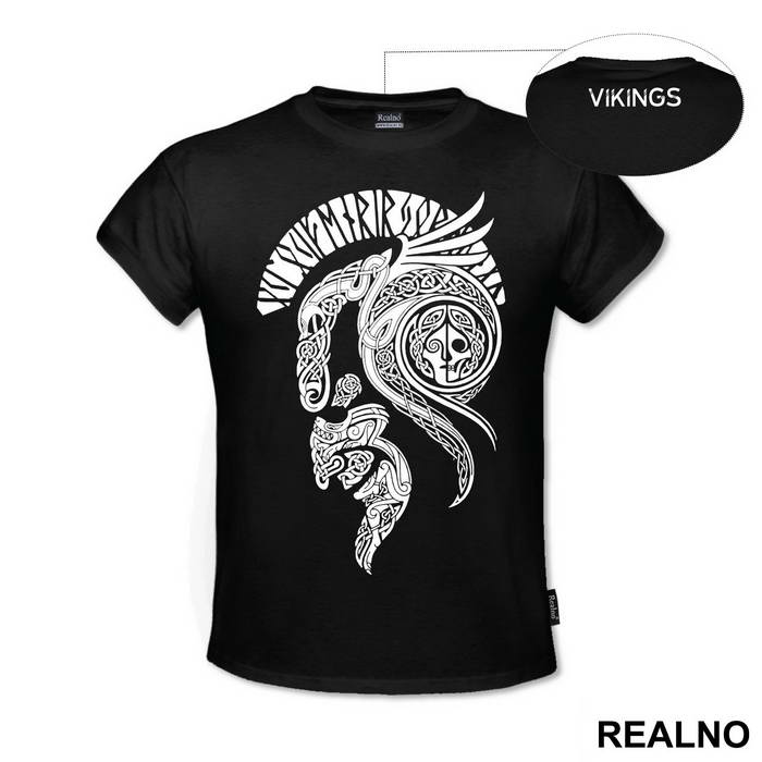 Helmet - Outline - Vikings
