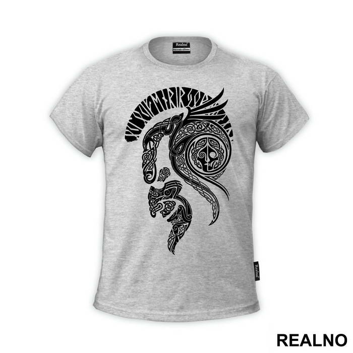 Helmet - Outline - Vikings