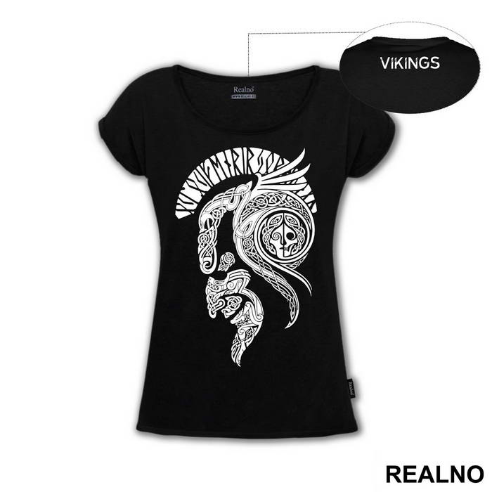 Helmet - Outline - Vikings