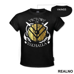 Victory Or Valhalla - Gold Shield - Vikings