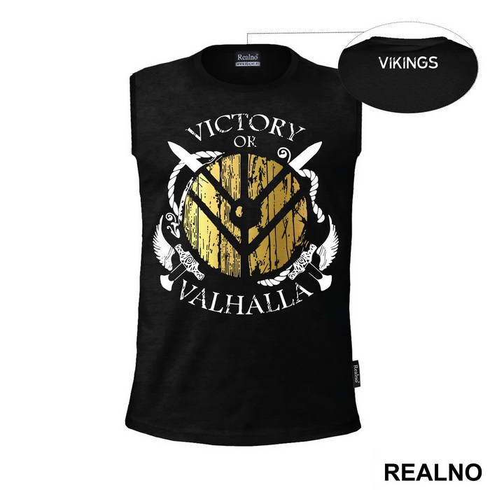 Victory Or Valhalla - Gold Shield - Vikings