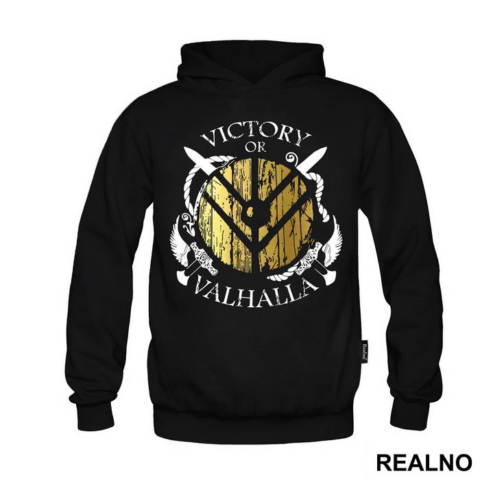 Victory Or Valhalla - Gold Shield - Vikings