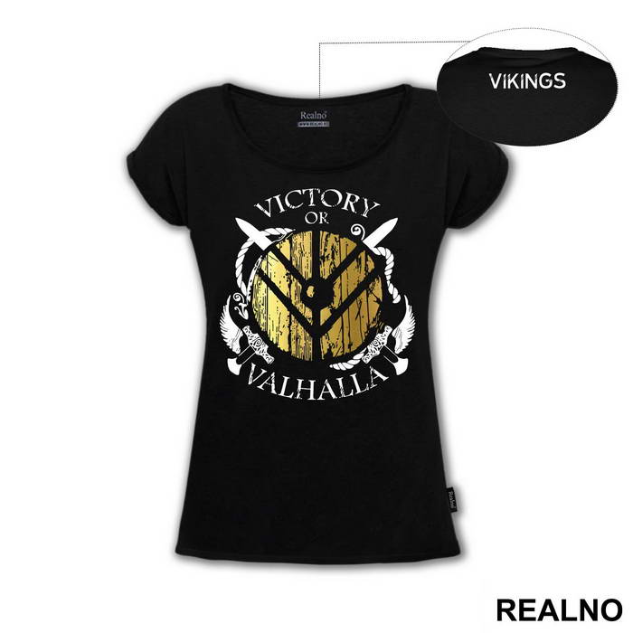 Victory Or Valhalla - Gold Shield - Vikings
