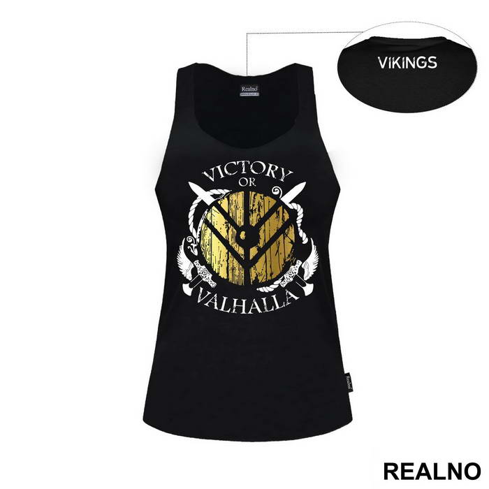 Victory Or Valhalla - Gold Shield - Vikings