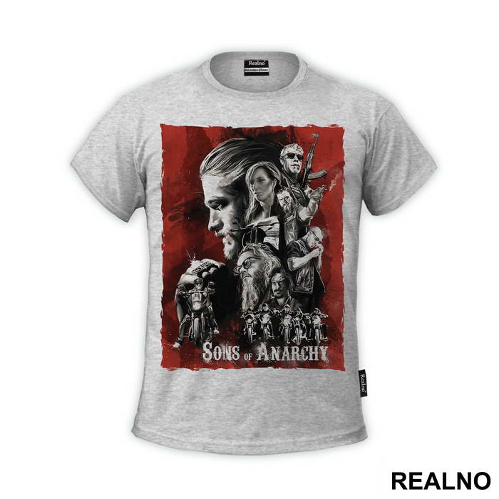 Red Poster - Sons Of Anarchy - SOA