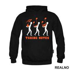 Taking Notes - White And Orange - Humor - Muzika