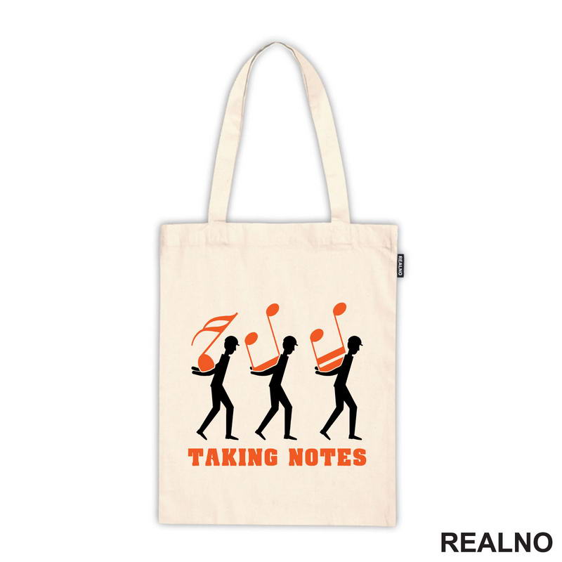 Taking Notes - White And Orange - Humor - Muzika