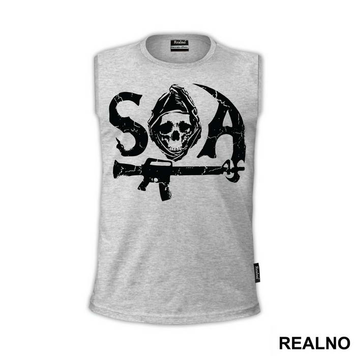 Logo And AK - 47 - Sons Of Anarchy - SOA