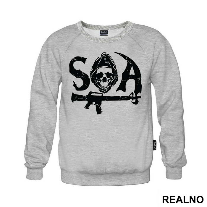Logo And AK - 47 - Sons Of Anarchy - SOA