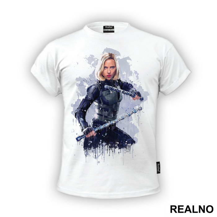 Black Widow - Dripping Colors - Avengers