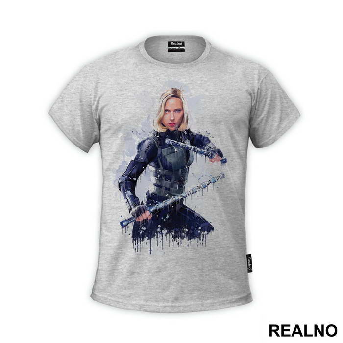 Black Widow - Dripping Colors - Avengers