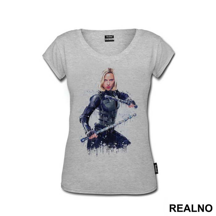 Black Widow - Dripping Colors - Avengers