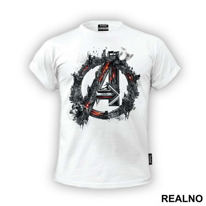 Disintegrating Logo - Avengers