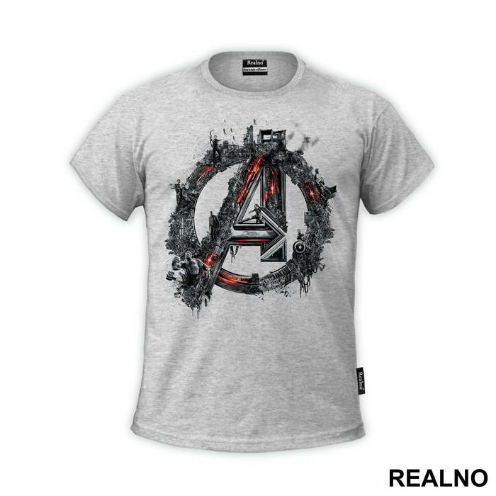 Disintegrating Logo - Avengers