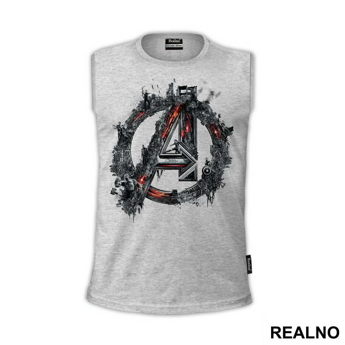 Disintegrating Logo - Avengers