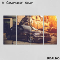 Crni Bmw - Slika na platnu - Kanvas