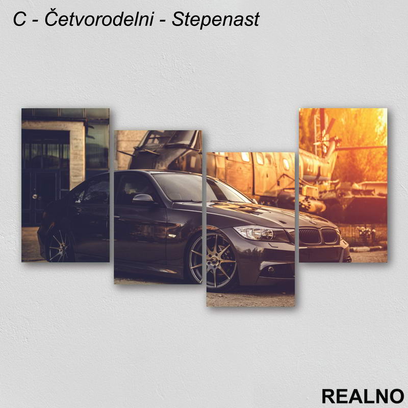 Crni Bmw - Slika na platnu - Kanvas