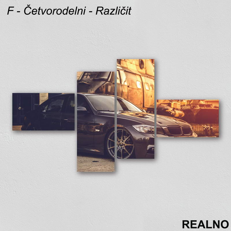 Crni Bmw - Slika na platnu - Kanvas