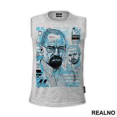 Walter White And Jesse Pinkman - Blue - Breaking Bad