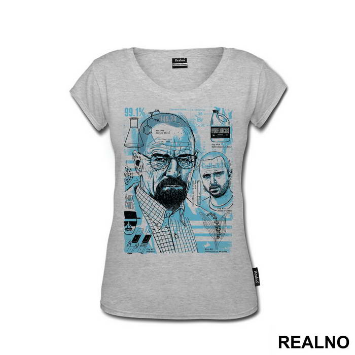 Walter White And Jesse Pinkman - Blue - Breaking Bad