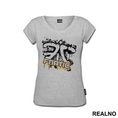 Fnatic Logo Black Splash - League Of Legends - Majica