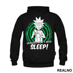 Geniuses Don't Need Sleep - Rick And Morty