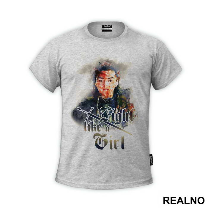 Arya Stark Fight Like a Girl - Watercolor - Game Of Thrones - GOT