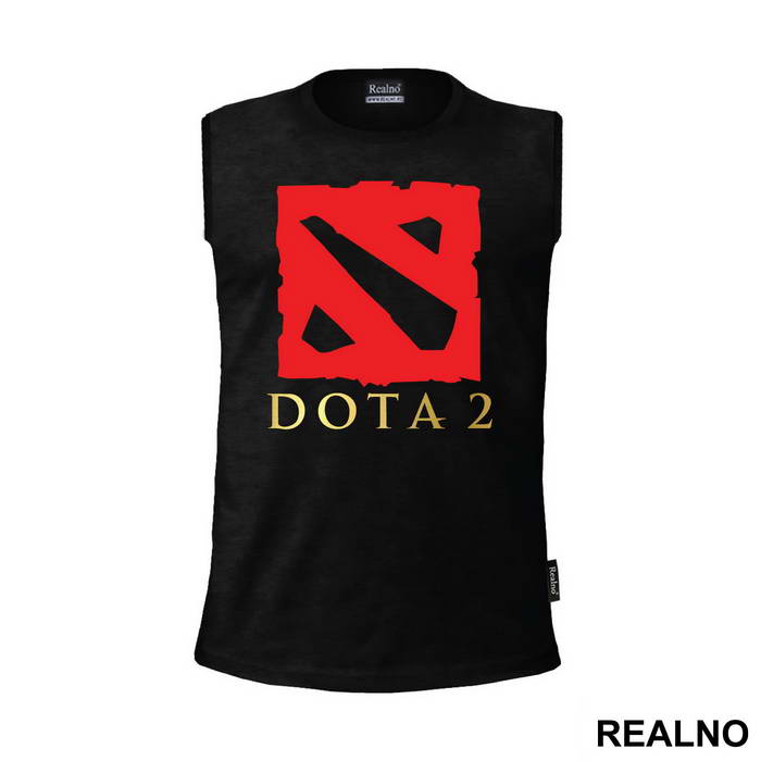Big Logo - Red And Gold - Dota 2