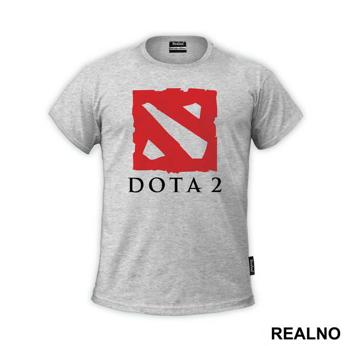 Big Logo - Red And Gold - Dota 2