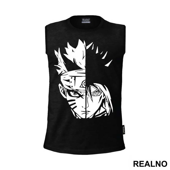 Naruto And Sasuke Split - Naruto