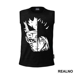 Naruto And Sasuke Split - Naruto