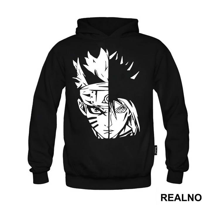 Naruto And Sasuke Split - Naruto