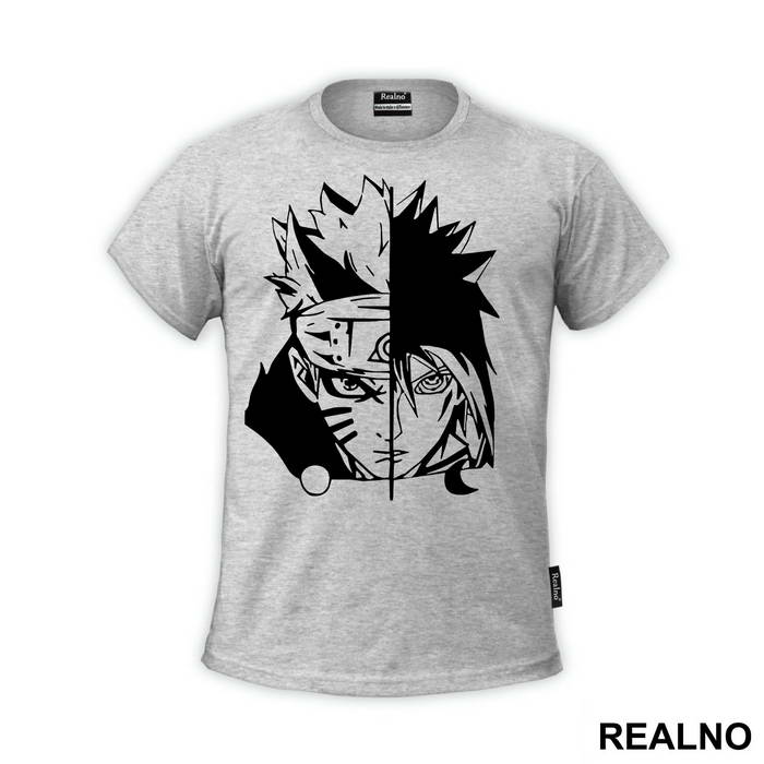 Naruto And Sasuke Split - Naruto