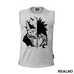 Naruto And Sasuke Split - Naruto