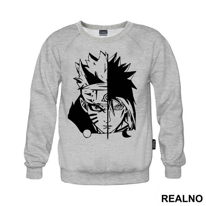 Naruto And Sasuke Split - Naruto