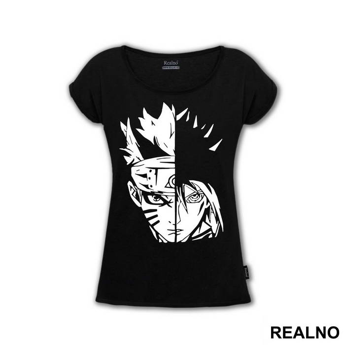 Naruto And Sasuke Split - Naruto