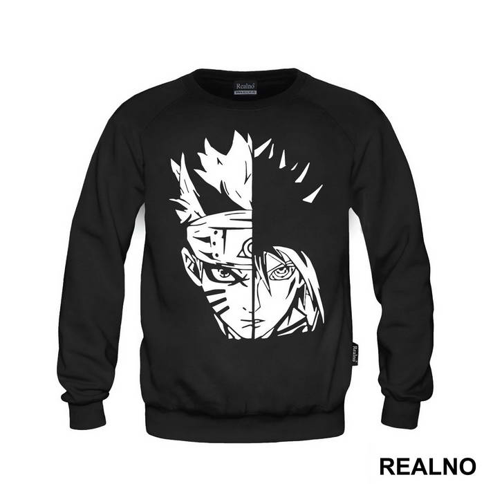 Naruto And Sasuke Split - Naruto