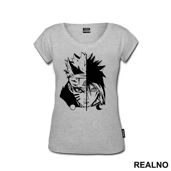 Naruto And Sasuke Split - Naruto