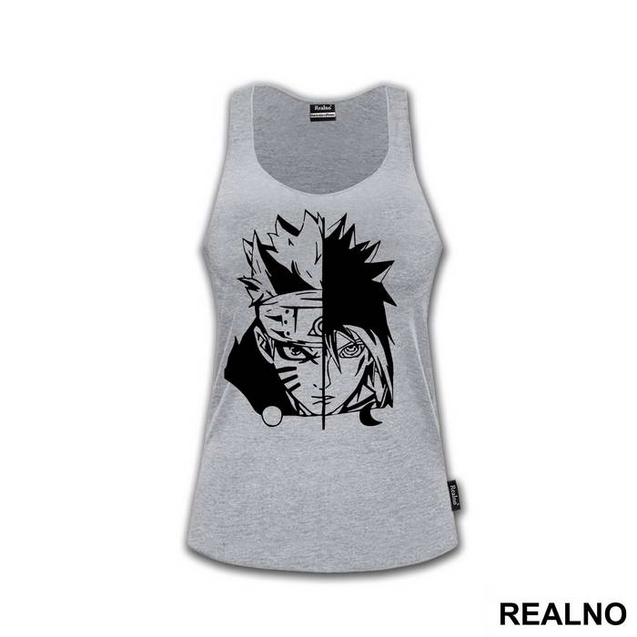 Naruto And Sasuke Split - Naruto