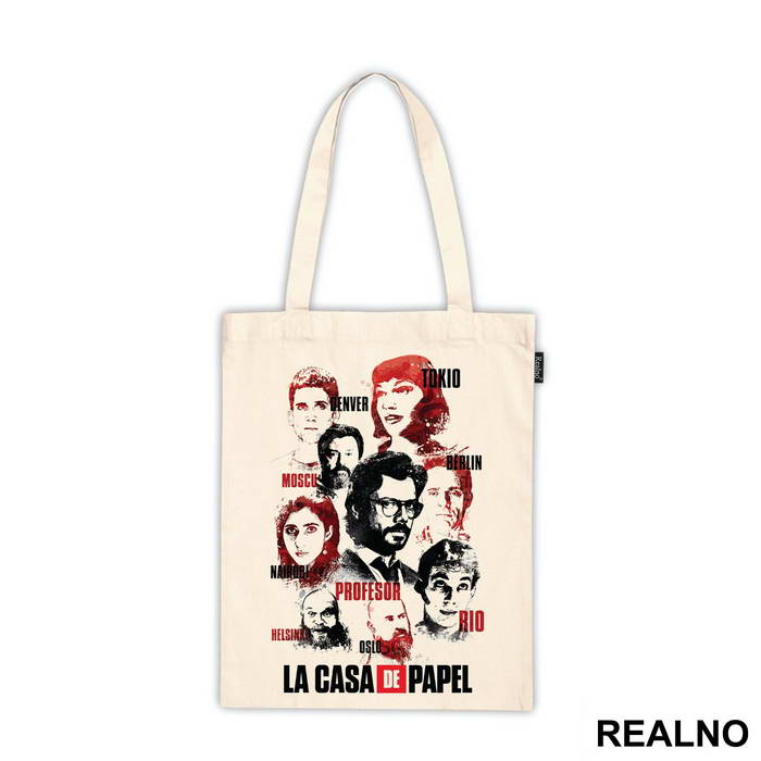 Group Black And Red - La Casa de Papel - Money Heist - Majica
