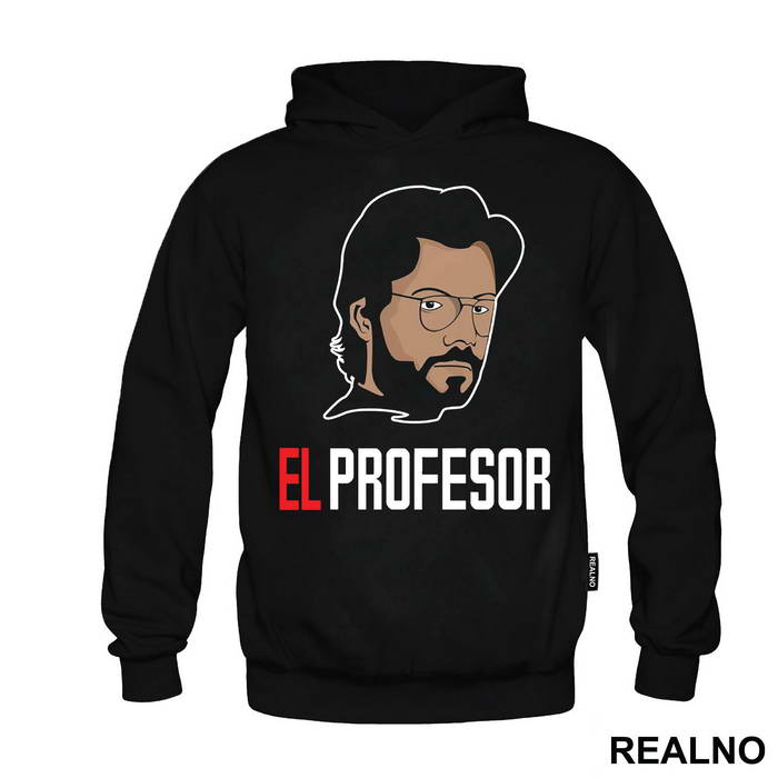 Drawing - El Profesor - The Professor - La Casa de Papel - Money Heist - Majica