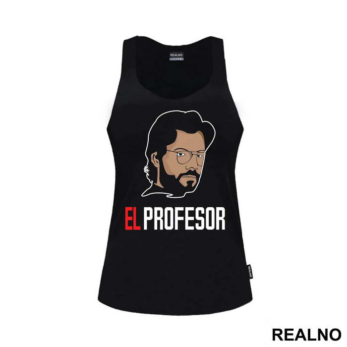 Drawing - El Profesor - The Professor - La Casa de Papel - Money Heist - Majica