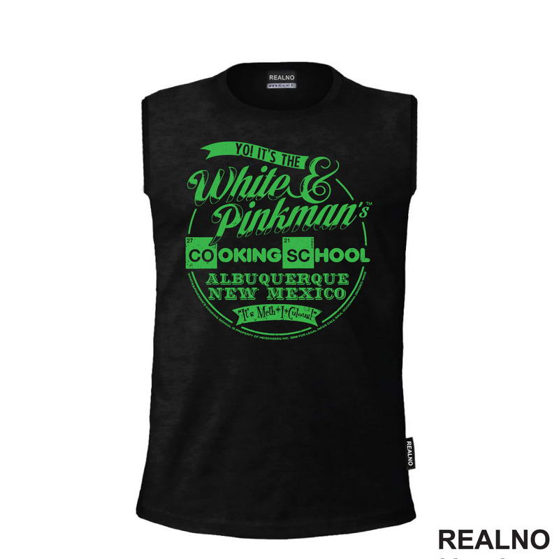 Yo! It's The White & Pinkman's Cooking School Albuquerque New Mexico - Green - Breaking Bad