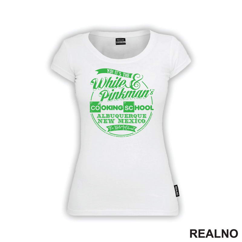 Yo! It's The White & Pinkman's Cooking School Albuquerque New Mexico - Green - Breaking Bad