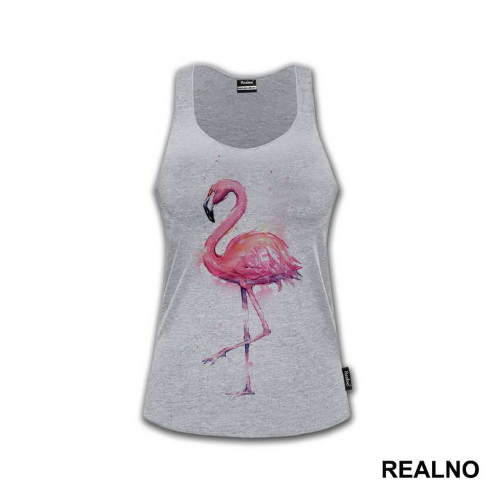 Flamingo Watercolor - Životinje