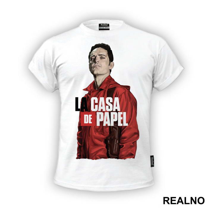 Berlin Portrait Art - La Casa de Papel - Money Heist - Majica