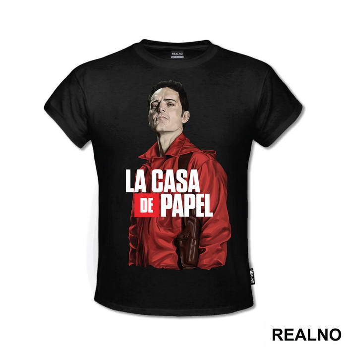 Berlin Portrait Art - La Casa de Papel - Money Heist - Majica